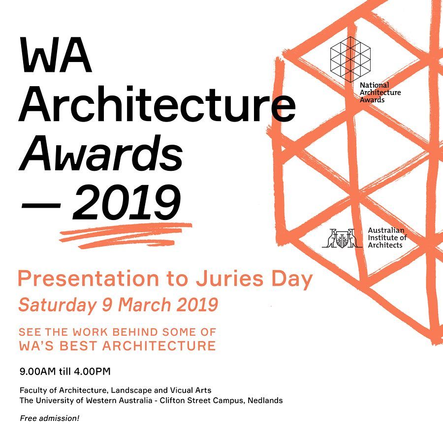This Saturday @chindarsiarchitects is presenting three projects in this years AIA awards program....if you are interested in keeping up with the latest architecture out of WA, this is a free event not to be missed!  Please be sure to say hello and introduce yourself if you see me on the day....
Visit the Institute website for more information: architecture.com.au/wa/